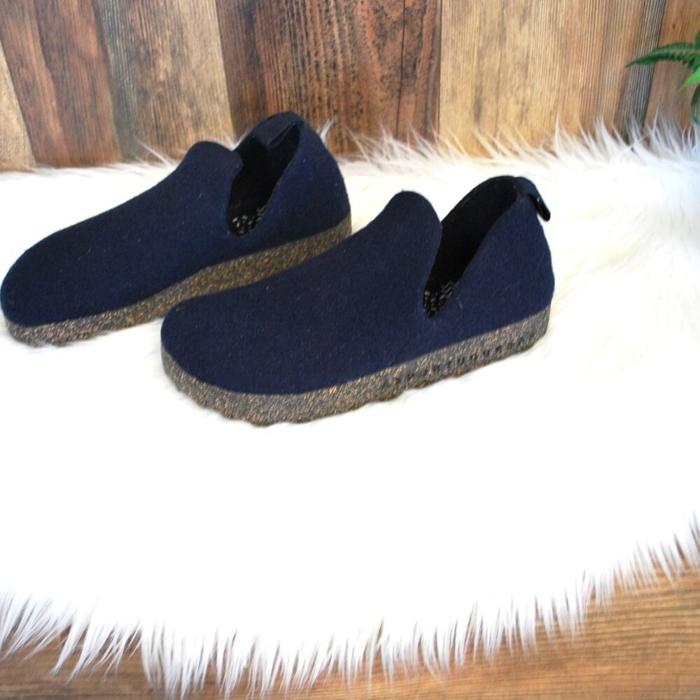 Asportuguesas by Fly London Men's Navy Blue City Slip-on Mules 11.5/45